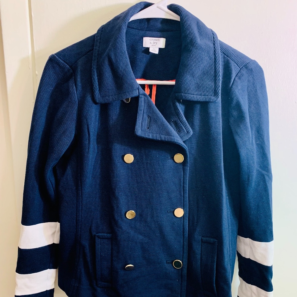 Blue peacoat